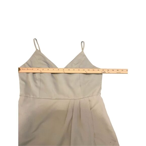 NWT CMZ 2005 Women’s V neck Spaghetti strap Midi Cocktail Dress 8/10 Mint Green - Picture 9 of 16